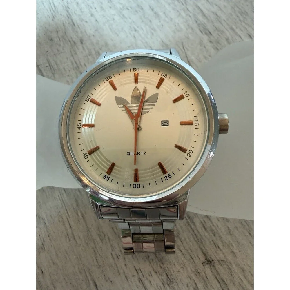 Vintage Adidas Originals Quartz Watch Unisex Stainless Steel Water Resistant